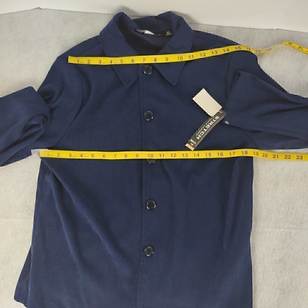 Briggs New York Women's Blue/Navy 4 Button Jacket Size 12 (NWT) - Picture 5 of 12